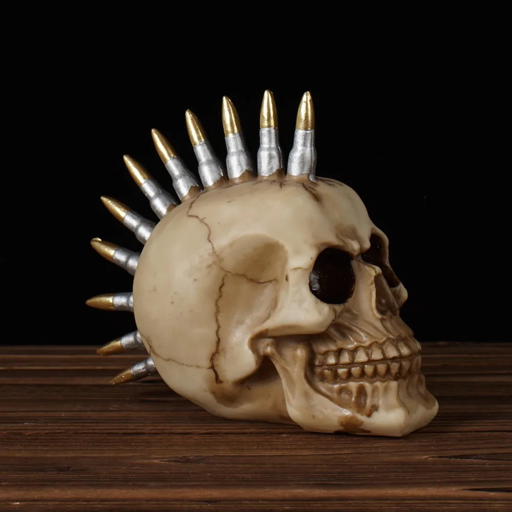15cm Creative Resin Skull Head Bookshelf Wall Shelf Living Room Fashion Pop Culture