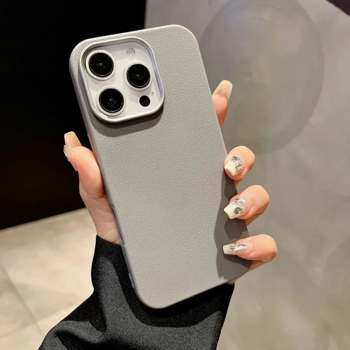 Luxury Matte Leather Case for Samsung Galaxy A55 A16 S25 S24 Ultra