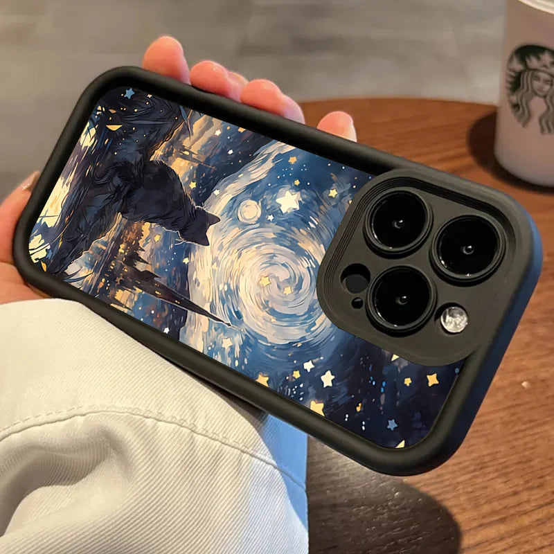 Luxury Moon Case for Xiaomi Redmi Note 14 13 12 11 Pro Plus 13C 12C 14C