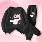 Sanrio Cinnamoroll Boys and Girls Casual Hoodies and Joggers 2-Piece Set