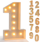 91.5cm Giant LED Light Birthday Number - 1st Birthday, Anniversary, Wedding Decor