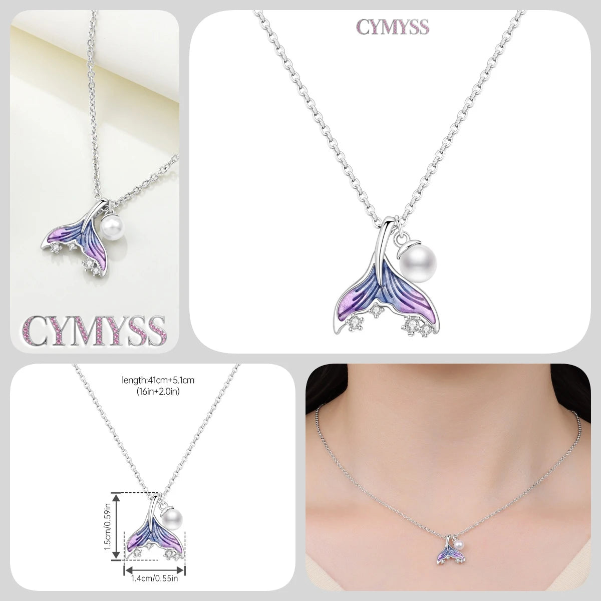 Original 925 Sterling Silver 18K Gold Heart Lock and Key Necklace Y-shaped Chain Necklace For Women Memorial Prayer Jewelry Gift