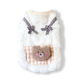 Cozy Plush Pet Vest Warm Fleece Sleeveless Coat Small Dog Cat Indoor Wear
