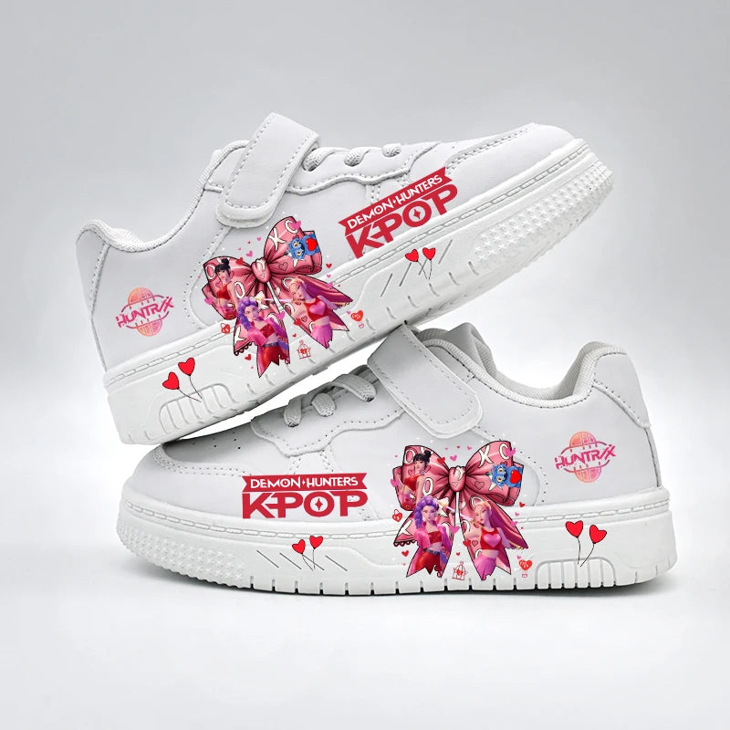 K-pop Girls Fashion trainers Valentine's Day Print Breathable Sport Shoes