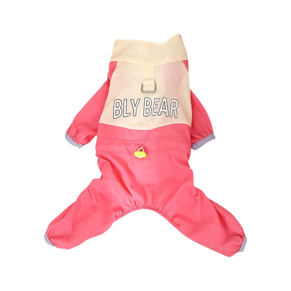 Dog Jacket Series Windproof Raincoat Waterproof Outdoor Jumpsuit Costume