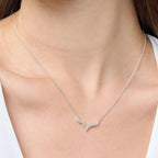 Water Drop Necklace & Earrings Set Ice Crystals 925 Sterling Silver Gift