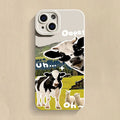 Korean Cute Sunglasses Cow Case for Redmi Note 13 12 11 Pro Plus