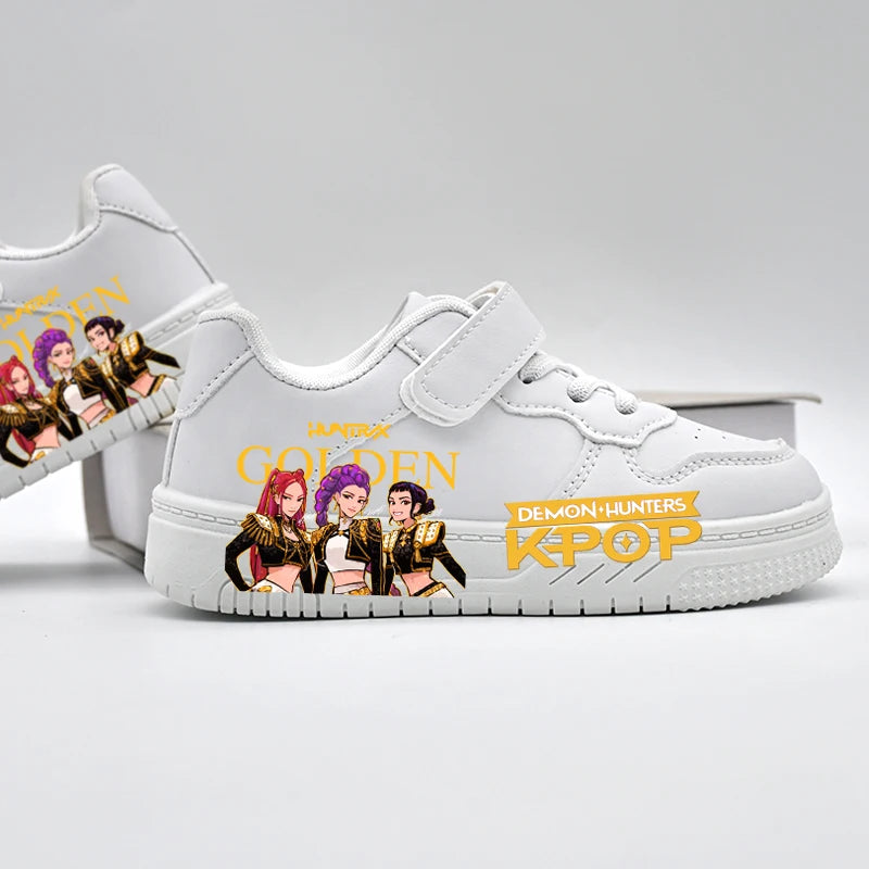 K-pop Girls Fashion Trainers 2026 Demon Hunters Print Breathable Sport Shoes