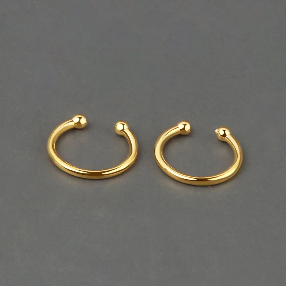 2022 New Stainless Steel Minimal Hoop Earrings Cubic Zirconia