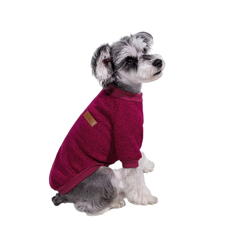 Winter Dog Clothes for Small Dogs Warm Dog Vest French Bulldog Sweatshirt Puppy Cat Costume Chihuahua Coat Schnauzer Pug Outfits