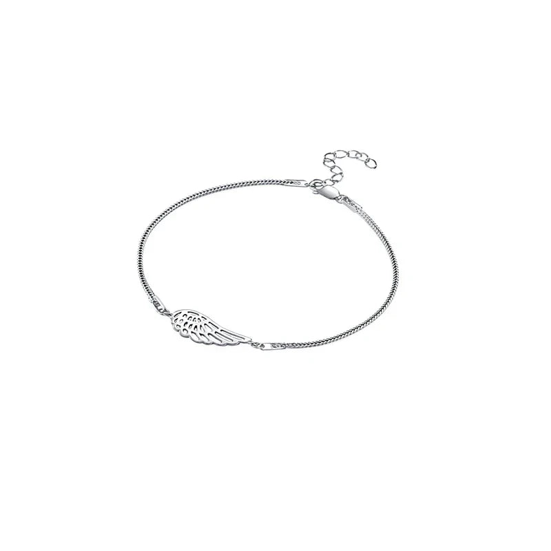 New 925 Silver Shiny Brick Soft Chain And Adjustable Fashionable Bracelet Are Fit for All Occasions To wear DIY Women's Jewelry