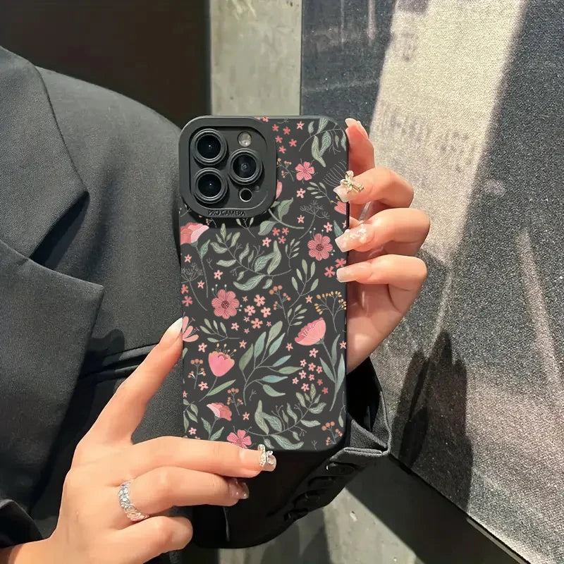 Colourful Flowers Rainbow Case for iPhone 16 15 14 13 12 Pro Max