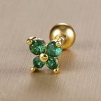 1PC Stainless Steel Birthstone Mini Stud Earrings 12 Constellation