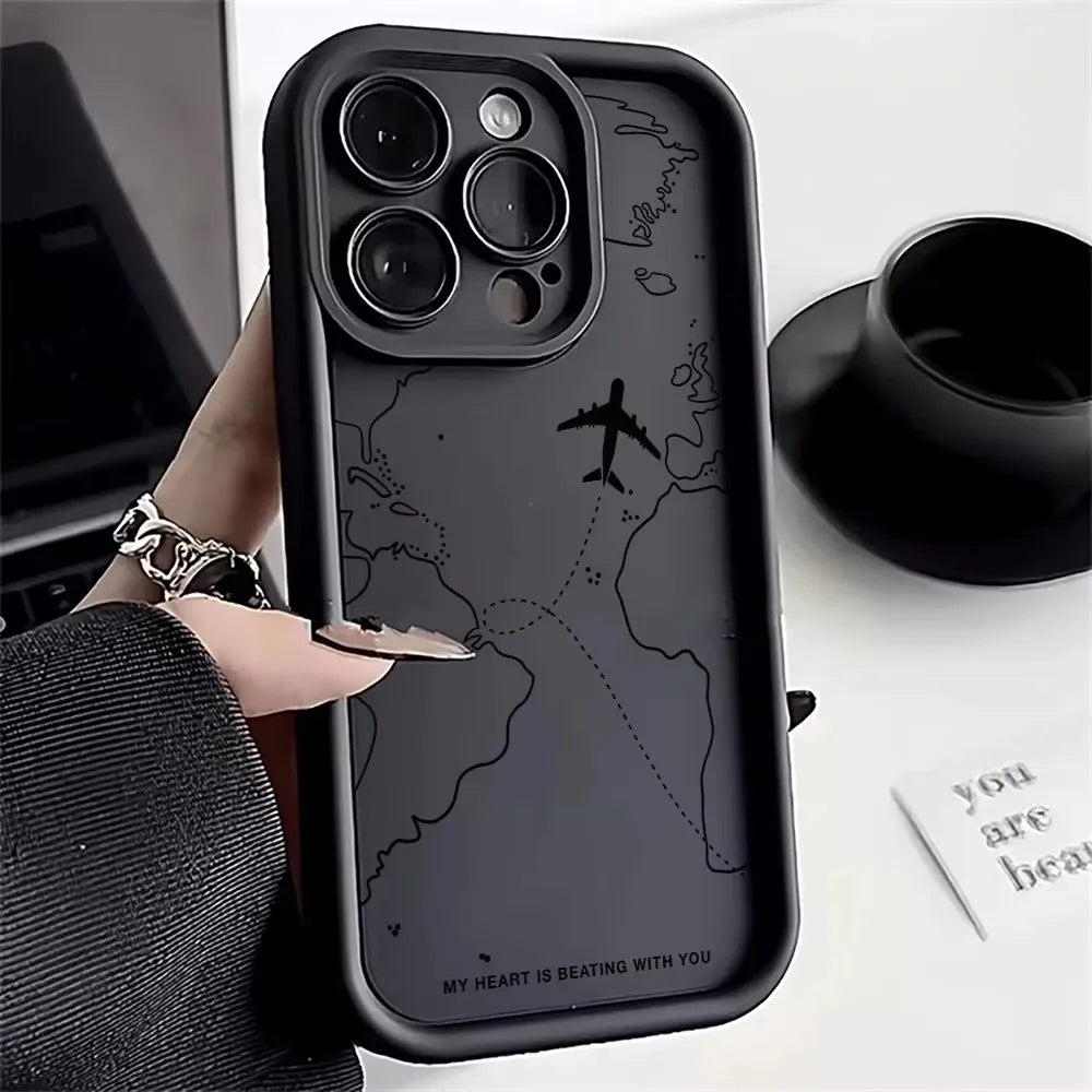 Airplane Route Case for Xiaomi Redmi Note 14 13 12 Pro Plus 13 12S 11 13C 14C