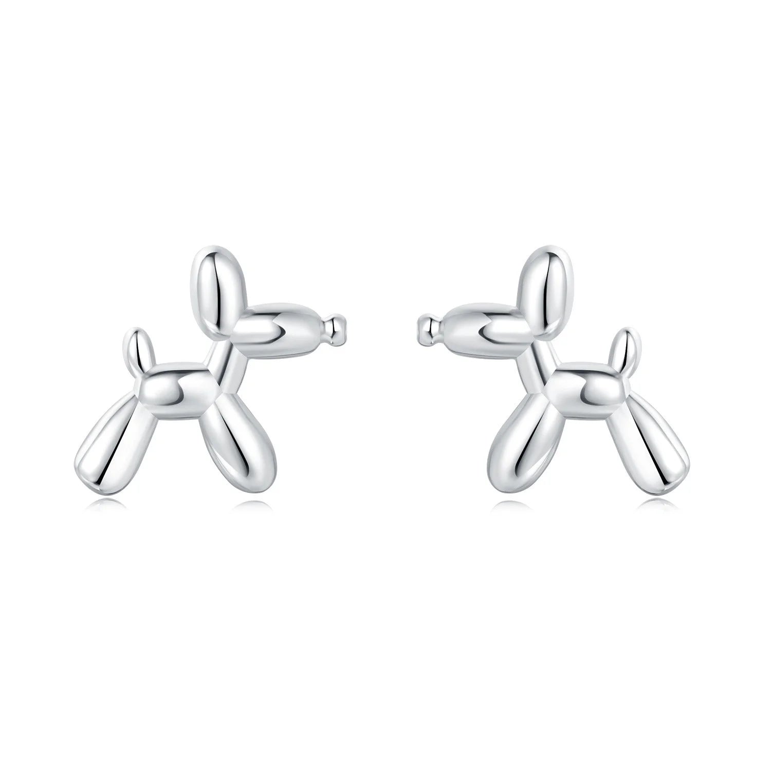 925 Sterling Silver Romantic Pink Love Heart Stud Earrings Birthday Gift