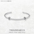 Bead & Charm Carrier Bracelet 925 Sterling Silver Fashion Karma Jewellery