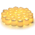 Flameless Wishing LED Tea Lamp Warm White Valentine's Day Gift Ship from UK