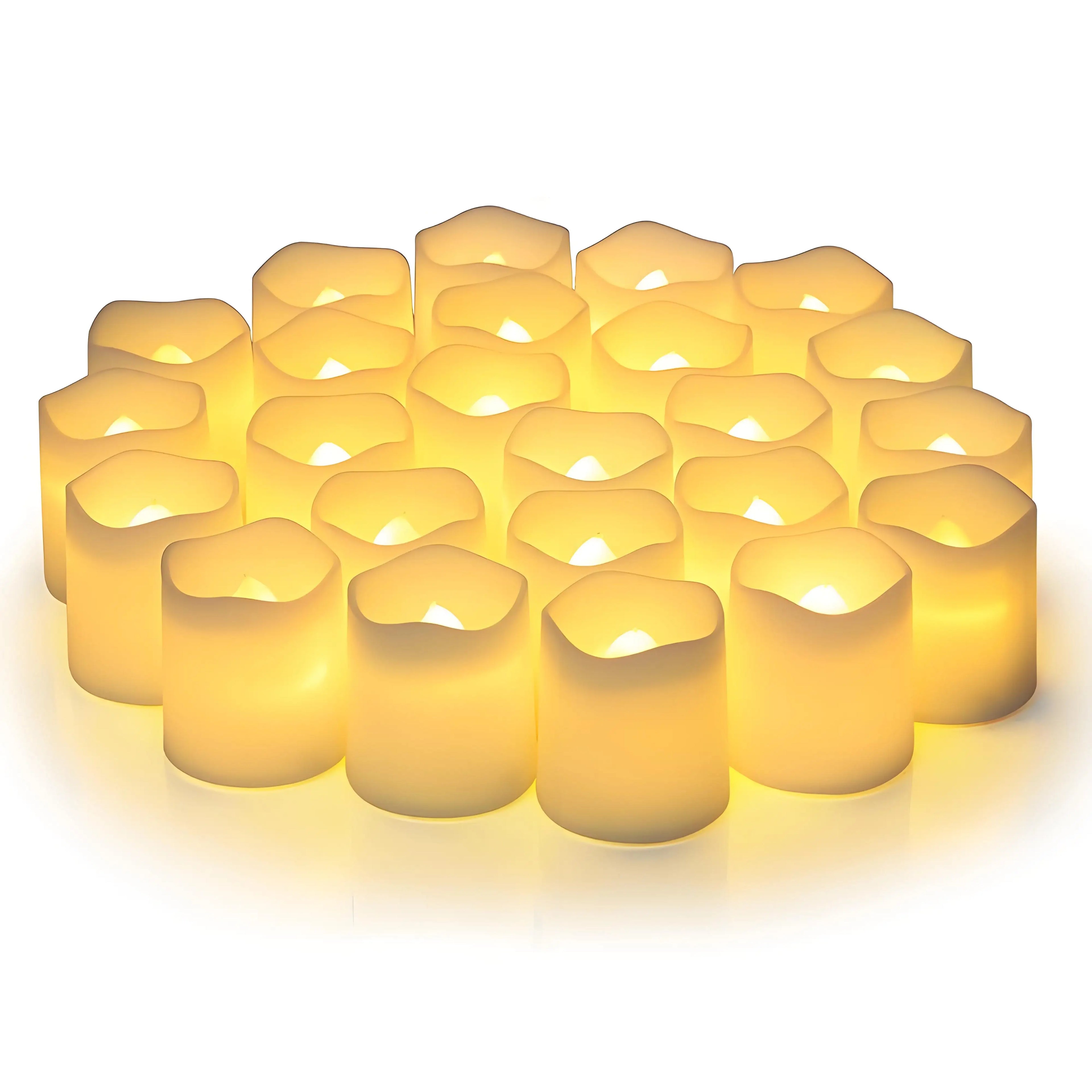 Flameless Wishing LED Tea Lamp Warm White Valentine's Day Gift Ship from UK