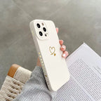Colourful Love Heart Case for iPhone 17 16 15 14 13 12 Pro Max