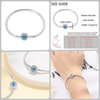 925 Silver 17-20CM Heart Pave Zirconia Original Bracelets Infinity Bracelet Fit DIY Charms Bead Birthday Jewelry Gifts Hot Sale