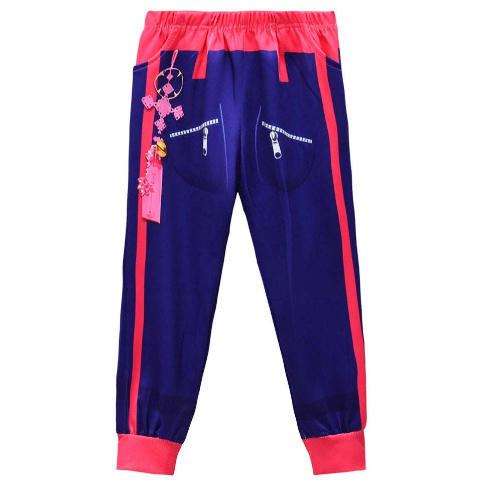 Kids Kpop Demon Hunter Hoodie and Pants Set Fashion Girls Casual Clothing