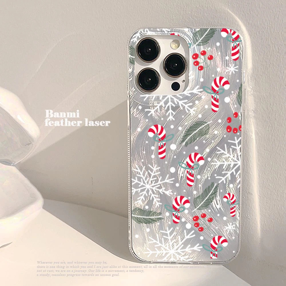 Christmas Tree Laser Case for Redmi Note 14 13 12 11 Pro Plus 13C 14C 5G