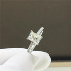 PureNew 1ct-4ct Radiant Cut Full Moissanite Diamond Rings For Women Original 925 Silver Luxury Oval Cut Lady's Diamond Ring 2025