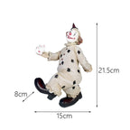 Circus Clown Statue Joker Figurine Buffoon Doll Collection Living Room Design Decor