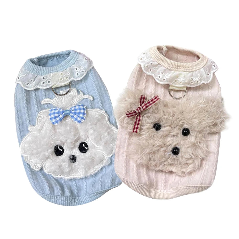 Cotton Dog Cat Vest Breathable Soft Puppy Clothes Chihuahua Small Pet Outfit