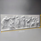 Relief Wall Decor The Ages of Love Sculpture Roman Style Plaque Office Library Decoration