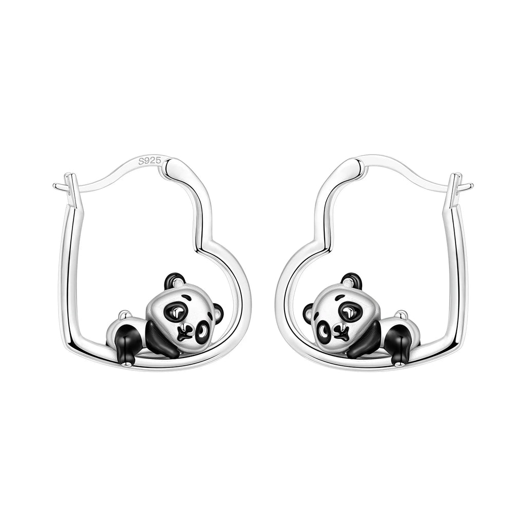 925 Sterling Silver Bees Butterflies Zircon Circle Hoop Earrings Jewellery Gift