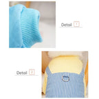 All-Season Soft Pet Shirt Puppy Kitten Breathable Cotton Striped Outfit