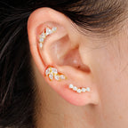 1PC 6 Styles Stainless Steel Mini Zircon Cartilage Piercing Stud