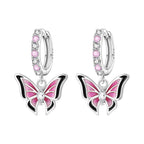 925 Sterling Silver Cute Bees Insects Stud Earrings Exquisite Birthday Gift