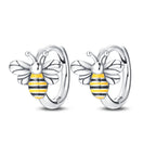 925 Sterling Silver Gradient Dragonfly Insect Drop Earrings Anniversary Gift