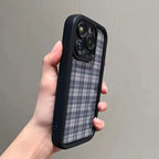 Retro Checkered Soft Case for Samsung Galaxy S25 S24 S23 S22 Ultra FE A55