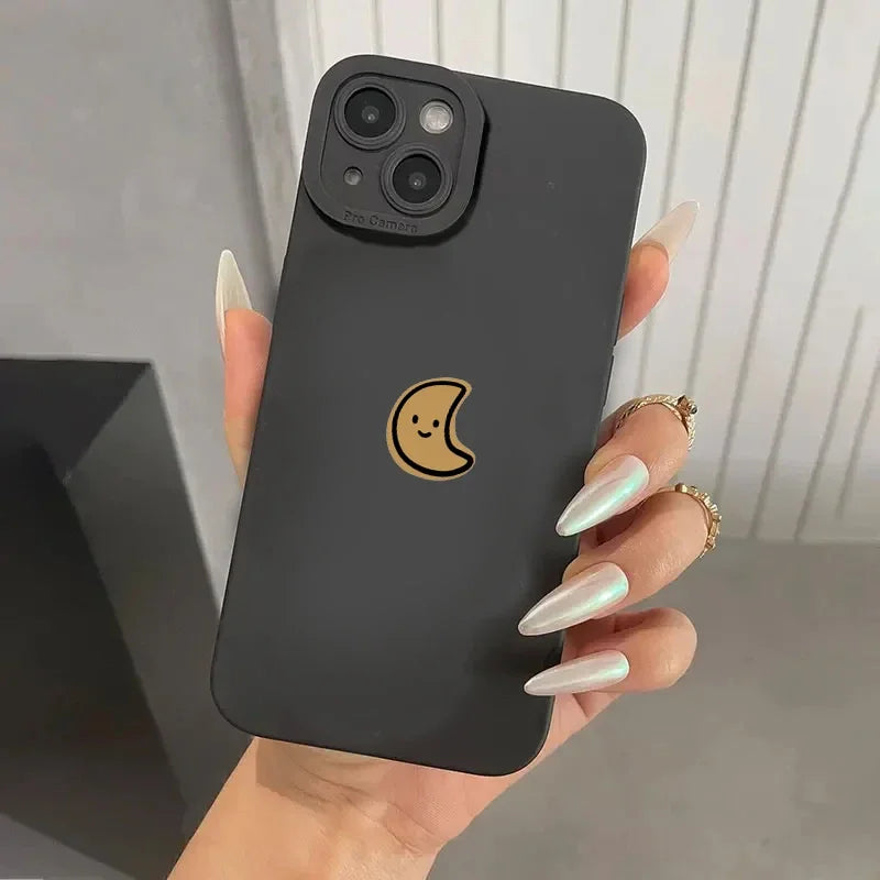 Cartoon Sun Moon Case for Samsung Galaxy A14 A34 A54 S23 Ultra