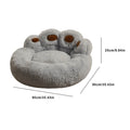 Fluffy Pet Sofa Dog Bed Basket Kennel Mat Plush Cat Supplies - Ship from UK
