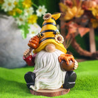 16cm Honey Gnome Figurines Bee Dwarf Statues Bookshelf Desktop Tabletop Room Objects