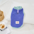 Fleece Puppy clothing for cold weather, Warm  Cat Clothes , Pet plush Sweater for outdoor walking winter coats must-have