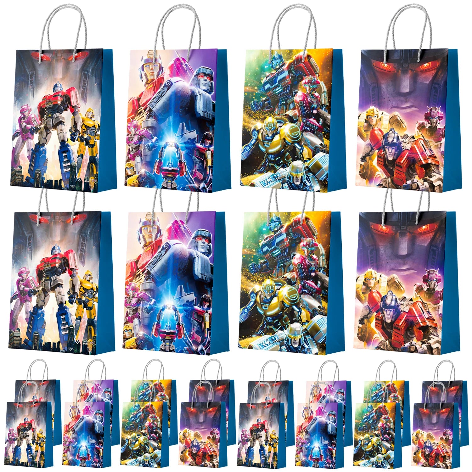 16pc Transformers Party Gift Bags Birthday Favor Treat Goodie Bags - Ship from UK