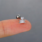 1PC 2023 Daith Ear Ring Piercing Star Eye Tragus Helix Septum Steel