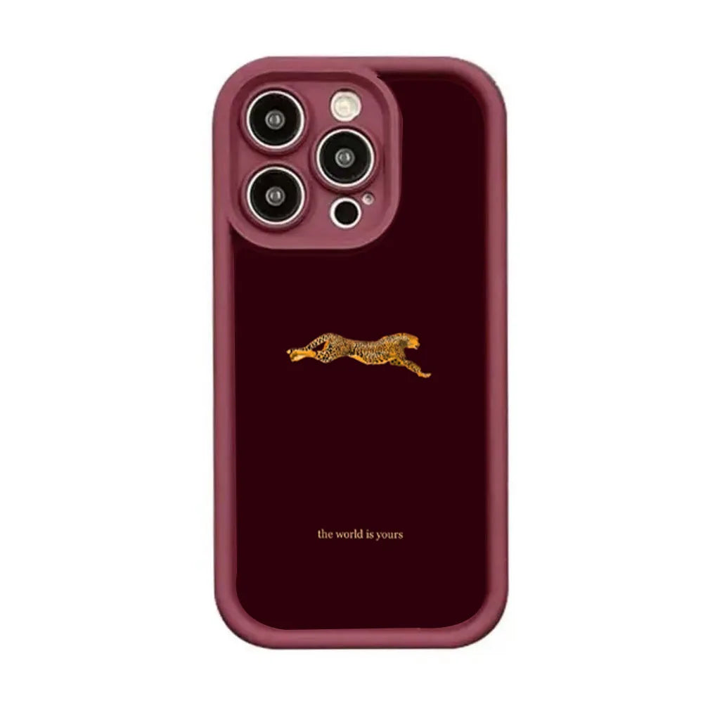 Leopard Fashion Pattern Case for iPhone 17 16 15 14 13 12 11 Pro Max 7 8 Plus