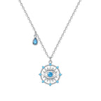 Original 925 Sterling Silver 18K Gold Heart Lock and Key Necklace Y-shaped Chain Necklace For Women Memorial Prayer Jewelry Gift