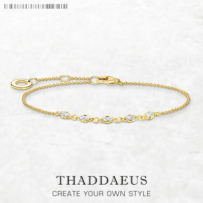 Modern Touch Link Chain Bracelet 925 Sterling Silver Classic Jewellery Gift