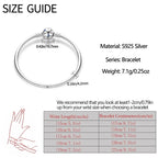 925 Sterling Silver Forever Love Peach Heart Bracelets Star Moon Airplane Earth Bracelets For Women Fit DIY Charms Party Jewelry