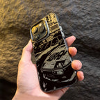 Fashionable Car Print IMD Case for Samsung S25 S24 S23 Ultra A55