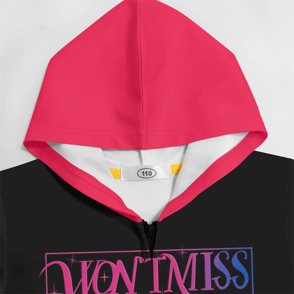 Kids Kpop Demon Hunter Hoodie and Pants Set Fashion Girls Casual Clothing