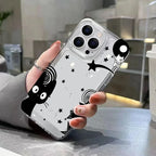 Cute Black Cat Y2k Case for Samsung Galaxy S25 S24 S23 Ultra S22 FE A54 A55