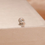 1PC Stainless Steel Star Moon Cartilage Piercing 18K Gold Plated